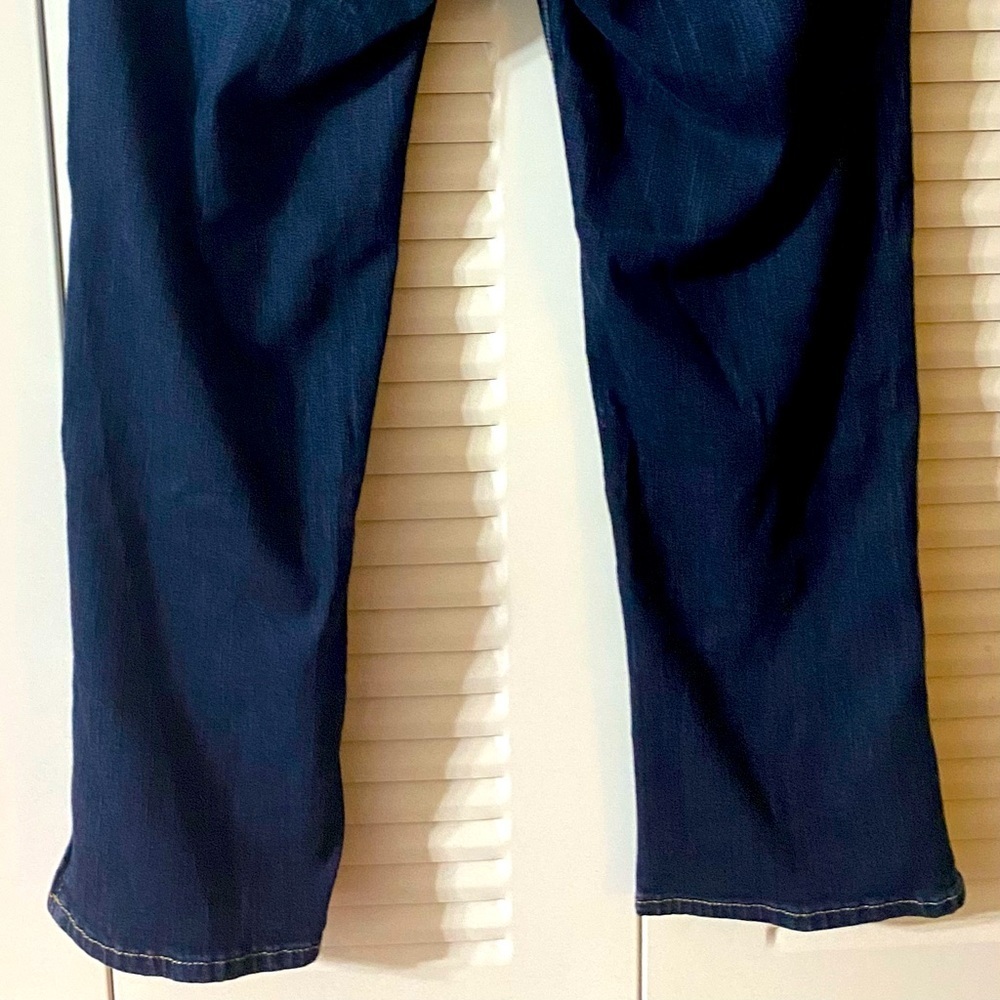 White House Black Market Jeans, Crop, Zipper Leg, Stretch, Cotton, Noir, Sz 0 - Picture 9 of 11